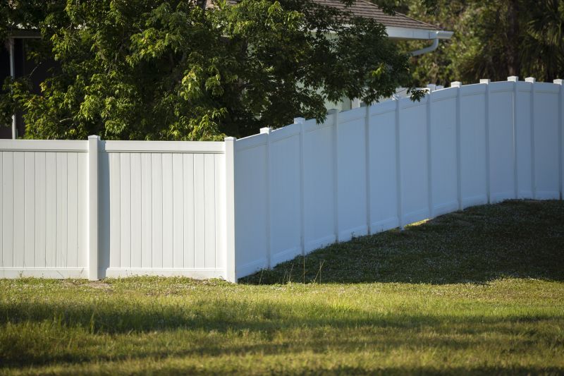 White Vinyl Fence