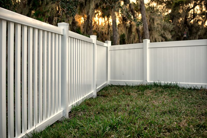 Vinyl Fence with Decorative Elements